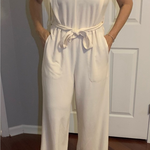Max Studio French Terry Jumpsuit NWOT - Picture 4 of 5